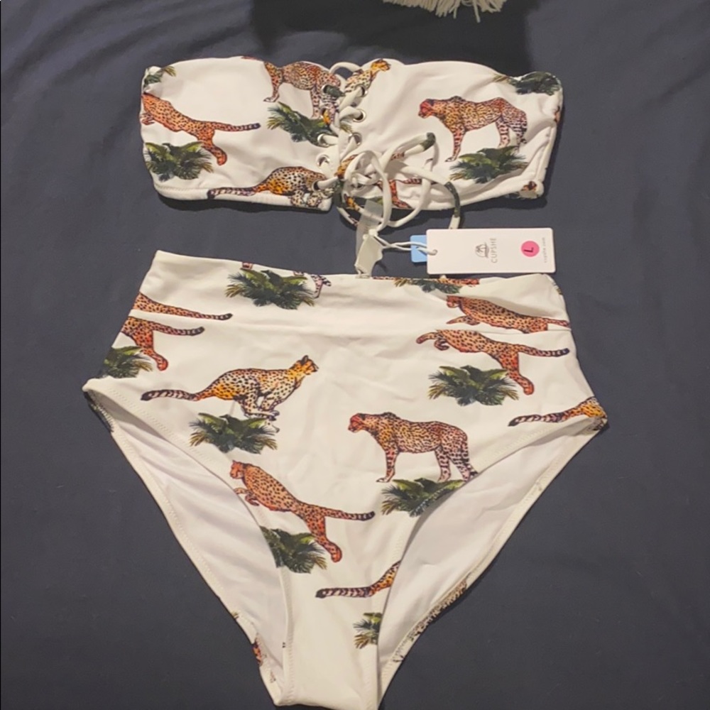 Cupshe high waisted bikini NWT